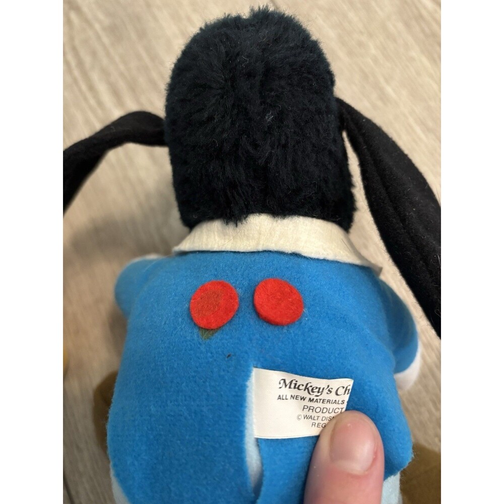 DISNEY VINTAGE MICKEY'S CHRISTMAS CAROL Goofy PLUSH STUFFED TOYS HARDEES 1984 - Picture 5 of 6